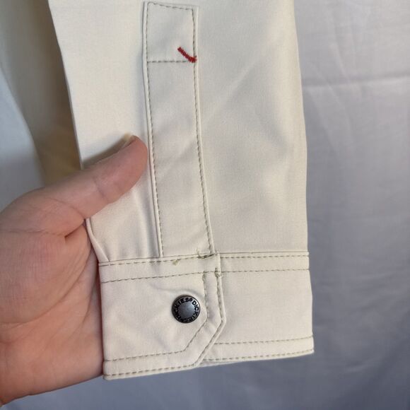 Dickies Women’s Cooling Utility Shirt Temp-iQ Long Sleeve Small Beige Snap NWT - Picture 12 of 16